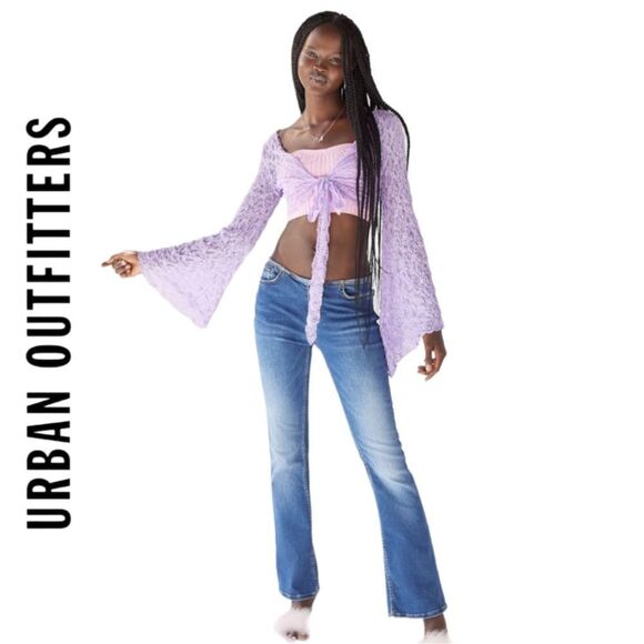 NEW Urban Outfitters UO Lucy Pink Sweater Tube Top M L XL - Picture 4 of 5